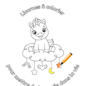 Licornes à colorier pour mettre de la magie dans la vie